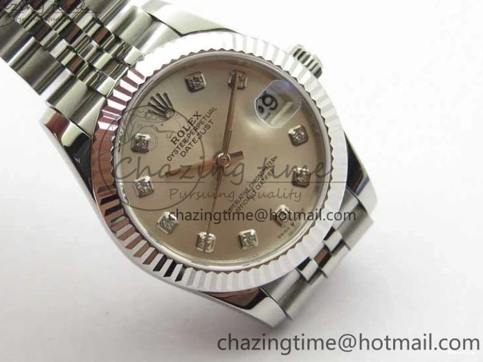 MiroTime 0513 Datejust 31mm 278271 SS BP Maker Best Edition Silver Crystal Dial on Jubilee Bracelet OnTrend 2741